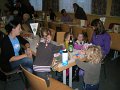 Eintreffen der Kinder mit Muetter